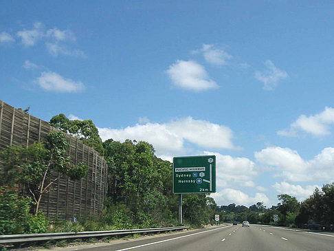 Foto Fahrt nach Sydney