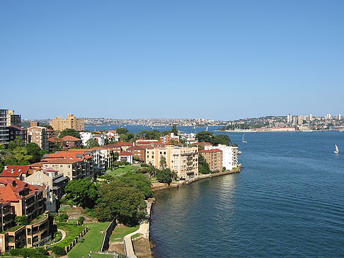 Blick von der Harbour Bridge Fotos