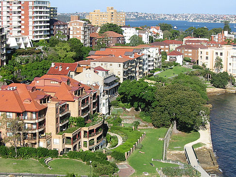 Blick von der Harbour Bridge Fotos