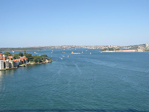 Foto Blick von der Harbour Bridge - Sydney