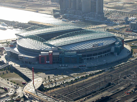 Melbourne von oben Foto 