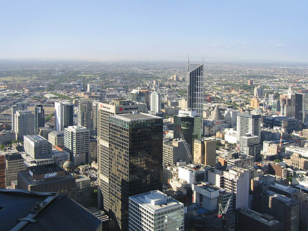 Melbourne von oben Foto 