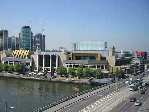 Foto Yarra River mit Stadt