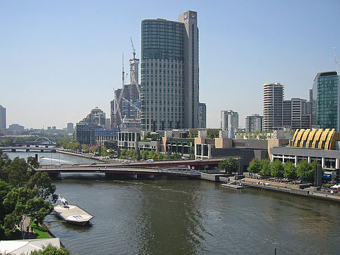 Foto Yarra River mit Stadt - Melbourne